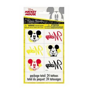 24 Mickey Mouse Roadster Racers Temporary Tattoos